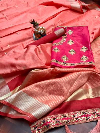 Charmi By Nirva Banarasi Soft Cotton Silk Saree Collection